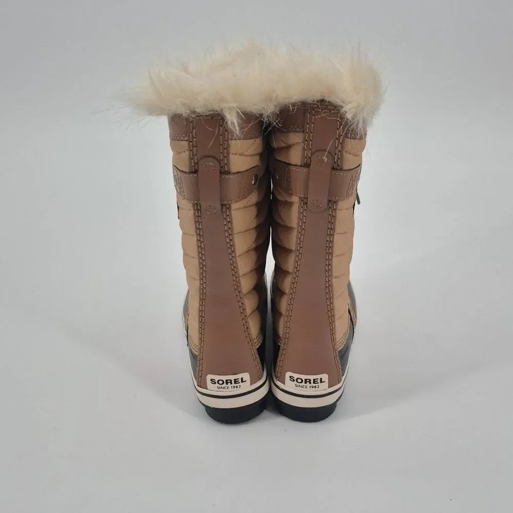 Sorel Tofino II Faux Fur Lined Girls Size 3 Waterproof Boots